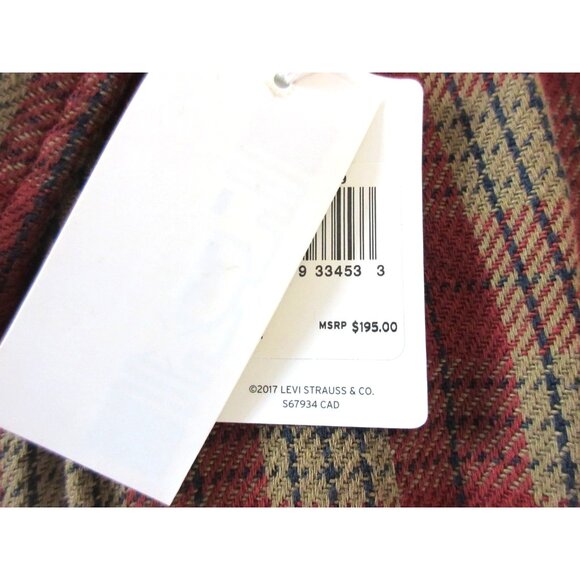 Levi's Strauss Men's Authentic Western Wear button Up Vintage Flannel Shirt NWT - Picture 10 of 10